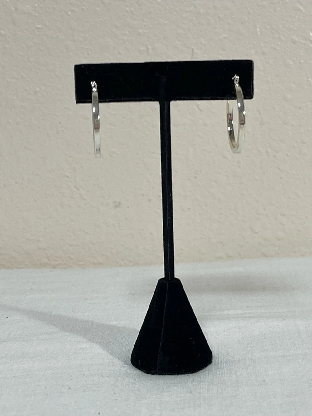Napier Silver Polished Hoop Earrings